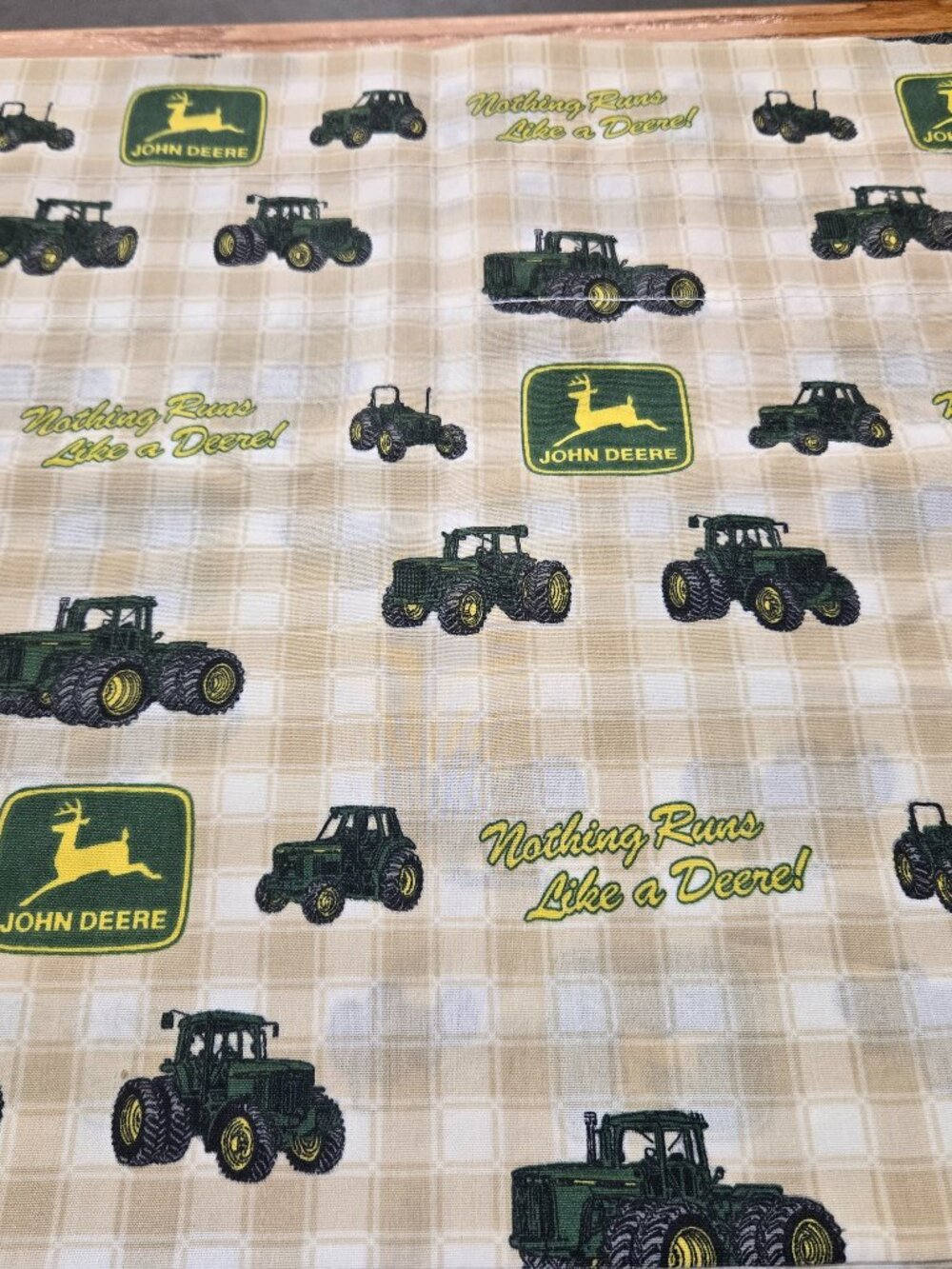John Deere window valance full sized like new